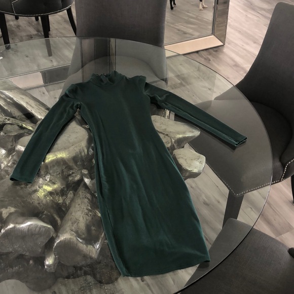 Turquoise Bodycon Dress .Picture As Fit Reference. - Picture 2 of 3